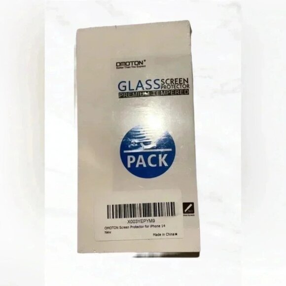 New 3 pack tempered glass clear resist touch screen protector IPhone 14 - Picture 2 of 3